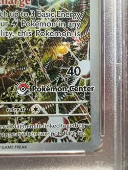 Pokemon 2024 Magneton 159 Pokemon Center Stamp Promo GEM MINT PSA 10 - Image 2