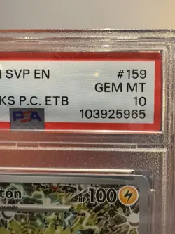 Pokemon 2024 Magneton 159 Pokemon Center Stamp Promo GEM MINT PSA 10 - Image 4