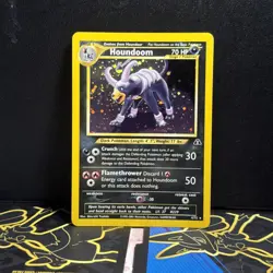 Houndoom 4/75 Holo Rare Neo Discovery Pokemon - Image 1