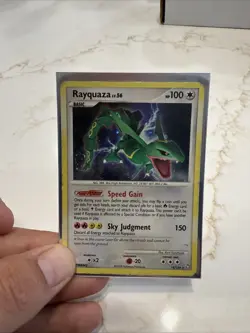 Pokemon TCG Legends Awakened Rayquaza LV.56 Holofoil/Holo - 14/146 Heavy Played - Image 1