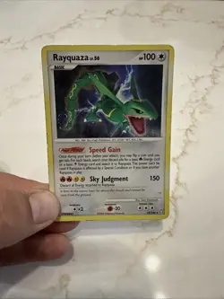 Pokemon TCG Legends Awakened Rayquaza LV.56 Holofoil/Holo - 14/146 Heavy Played - Image 4