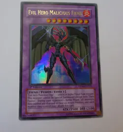 Evil Hero Malicious Fiend DP06-EN013 (Ultra Rare, 1st Ed, Excellent) Yugioh - Image 1