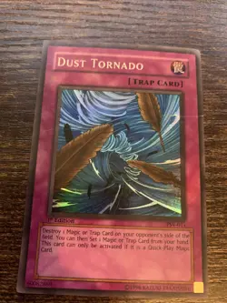 Yu-Gi-Oh! TCG Dust Tornado Pharaoh's Servant PSV-011 1st Edition Super Rare - Image 1