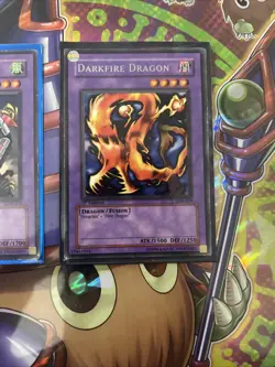 Yu-Gi-Oh Legend Of Blue Eyes LOB Metal Dragon & Darkfire Dragon 1st Edition - Image 2