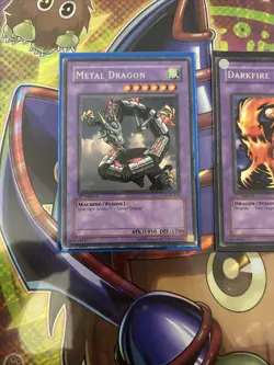 Yu-Gi-Oh Legend Of Blue Eyes LOB Metal Dragon & Darkfire Dragon 1st Edition - Image 3
