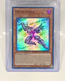 Yu-Gi-Oh! Micro Coder (TOCH-EN042) Toon Chaos Super Rare 1st Edition Pack Fresh - Image 1