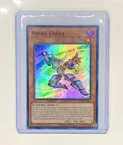 Yu-Gi-Oh! Micro Coder (TOCH-EN042) Toon Chaos Super Rare 1st Edition Pack Fresh - Image 2