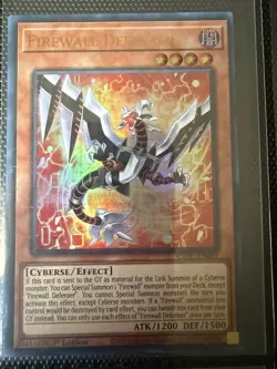 Yu-Gi-Oh! Firewall Defenser (CYAC-EN001) 1st Edition Ultra Rare NM - Image 1