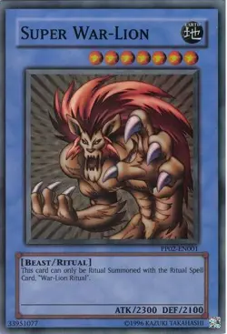 Yu-Gi-Oh Yugioh Super War-Lion PP02-EN001 Super Rare Near-Mint! - Image 1
