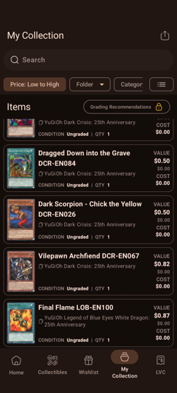 YU-GI-OH NEAR COMPLETE 25TH ANNIVERSARY LOB-MRD-SRL-PSV-IOC-DCR COLLECTION - Image 2