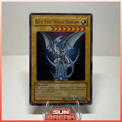 Yu-Gi-Oh! Blue-Eyes White Dragon YAP1-EN001 Ultra Rare DAMAGED - Image 1