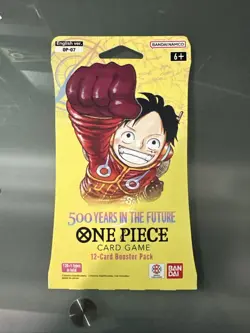 One Piece OP-07 500 Years In The Future Sleeved Booster Pack Sealed - Image 1