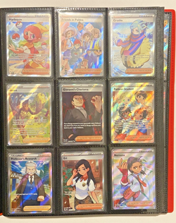Pokemon Card Binder Lot 108 Ultra Rares Full Arts Trainers Pokeball Pattern EX V - Image 2