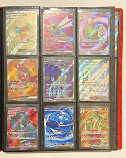 Pokemon Card Binder Lot 108 Ultra Rares Full Arts Trainers Pokeball Pattern EX V - Image 3
