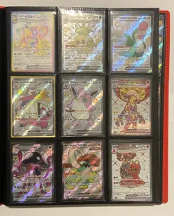 Pokemon Card Binder Lot 108 Ultra Rares Full Arts Trainers Pokeball Pattern EX V - Image 4