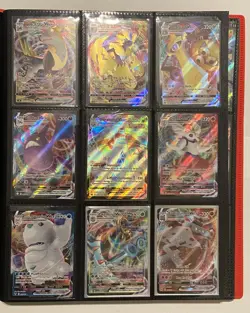 Pokemon Card Binder Lot 108 Ultra Rares Full Arts Trainers Pokeball Pattern EX V - Image 5