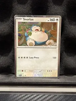 Pokemon Card - Snorlax SVP 122 - Twilight Masquerade Cosmos Holo Promo NM/VLP - Image 1