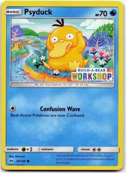 Psyduck - (Build-A-Bear Workshop Exclusive) Promo Miscellaneous Cards & Product - Image 1
