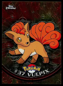 Vulpix #37 - Topps Chrome Series 1 Pokemon Card Light Play - Image 1