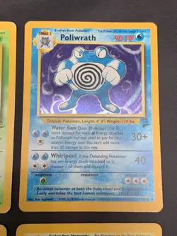 Vintage Holo Rare Pokemon Card Lot WOTC Base Set 2 Nidoking & Nidoqueen MP/HP - Image 4