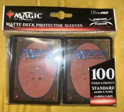 Magic Card Back Matte 100 ULTRA PRO MTG Deck Protector Card Sleeves - Image 1