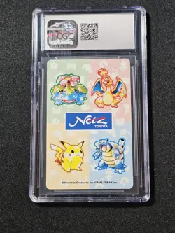 Moltres Pokemon Playing Cards Toyota Netz Deck - 4 Clubs CGC 10 - Image 2