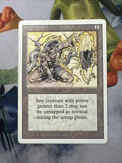 1x Meekstone- Revised- MP/HP MTG Magic The Gathering Card- Free Shipping - Image 1