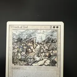 MTG Magic the Gathering Card LP - Wrath Of God Revised - Image 3