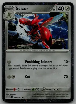 Scizor - (Cosmos Holo) Promo Miscellaneous Cards & Products 141/197 NM - Image 1