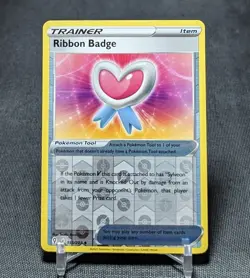 Ribbon Badge Uncommon Reverse Holo 2021 Evolving Skies Pokemon TCG Card 155/203 - Image 1