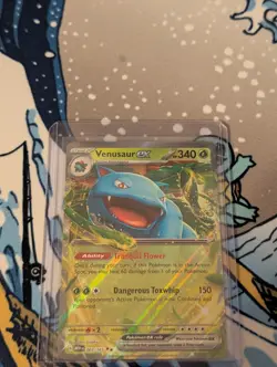 Pokemon TCG Venusaur EX Scarlet & Violet 151 Holo Double Rare Card 003/165 NM - Image 2