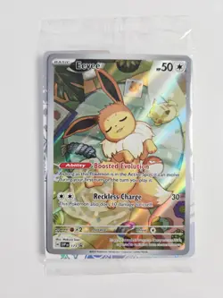 Pokemon TCG Eevee - 173 SVP Prismatic Evolutions ETB Promo Card Pack SEALED - Image 1