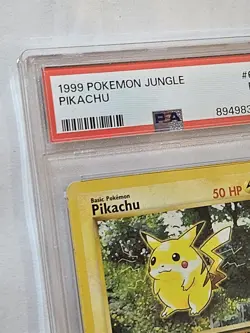 Pikachu 60/64 Jungle-Unlimited Edition Regular Graded Pokemon Card Vintage PSA 5 - Image 3