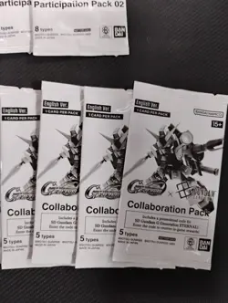 GUNDAM CARD GAME STORE TOURNAMENT PARTICIPATION PACK 02 LOT OF 22 packs - Image 4