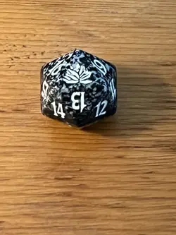 MTG Magic the Gathering 2000 Beatdown Spindown - Dice Die - Black Lotus - Black - Image 1