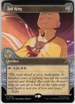 MTG Sol Ring (Showcase) Normal NM Avatar: The Last Airbender Eternal-Legal Magic - Image 1