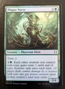 Plague Nurse 179/271 Foil Common Phyrexia: All Will Be One Magic: The Gathering - Image 1