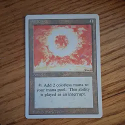 Magic the Gathering MTG Revised SOL RING U HP 1994 Vintage Nice! - Image 1
