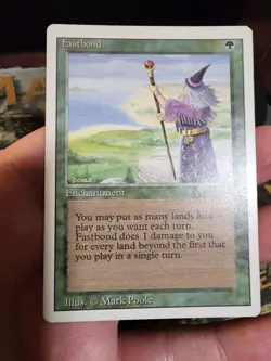 Revised 3rd Edition MTG 1 Fastbond Magic - Image 1