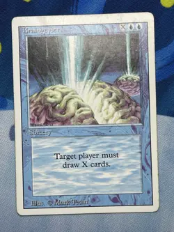 Braingeyser Revised Edition / 3rd Edition MTG LP Excellent Magic - Image 1
