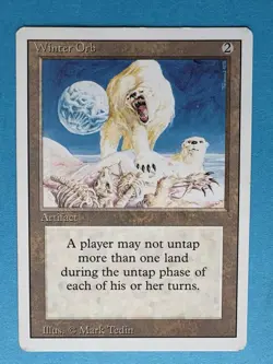 MTG Magic the Gathering Winter Orb (280/306) Revised Edition LP - Image 3