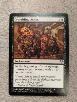 Crumbling Ashes - Eventide *EX+* English X1 - MTG -35 - Image 1