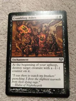 Crumbling Ashes - Eventide *EX+* English X1 - MTG -35 - Image 2