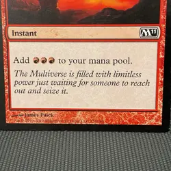 MTG Magic The Gathering - PYRETIC RITUAL, Magic 2011 - Image 2