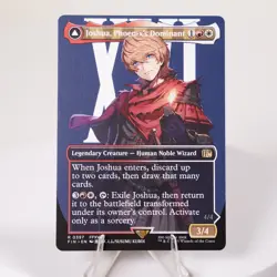 Joshua, Phoenix's Dominant Borderless 397 Final Fantasy MTG NM Regular See Video - Image 1