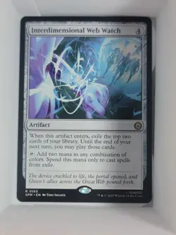 x1 Interdimensional Web Watch R MTG Marvel's Spider-Man M/NM, English - Image 1