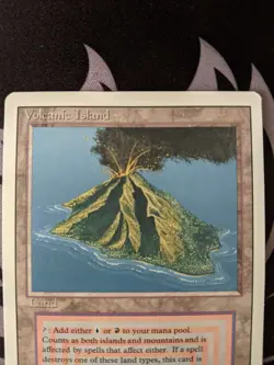 Volcanic Island ~ Revised Edition [Near Mint][Magic MTG] - Image 2