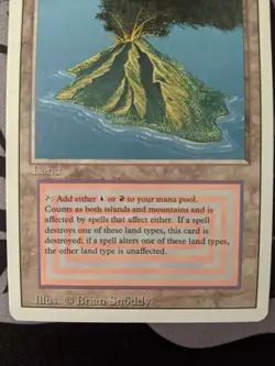 Volcanic Island ~ Revised Edition [Near Mint][Magic MTG] - Image 3