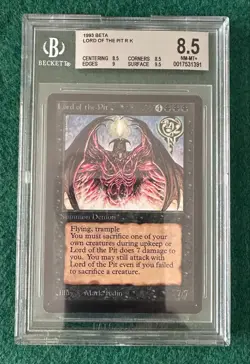 Lord Of The Pit - BETA - MTG - BGS 8.5. NM-MT+. Quad++. Beauty. - Image 1