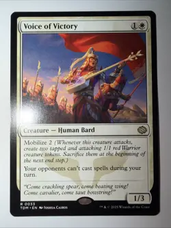 Voice of Victory - MTG Magic The Gathering - Tarkir: Dragonstorm NM - Image 2